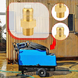 Maxbell Pressure Washer Pump Thermal Release Valve for High Pressure Pump Head Brass Style A