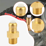 Maxbell Pressure Washer Pump Thermal Release Valve for High Pressure Pump Head Brass Style A