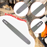 Maxbell Chainsaw Guide Bar Silver Universal Metal Chain Saw Accessories for Oil Saw 20 inch