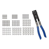 Maxbell 180x Single Ear Hose Clamp Assortment Adjustable Cinch Clamps for Cable Home