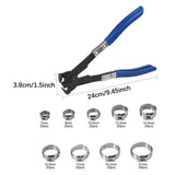 Maxbell 180x Single Ear Hose Clamp Assortment Adjustable Cinch Clamps for Cable Home