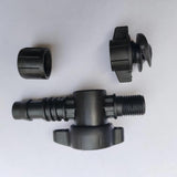 Maxbell 100Pcs Drip Irrigation Tubing Coupling Fittings Practical Drip Nut Lock