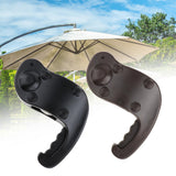 Maxbell Patio Umbrella Accessory Sturdy Parasol Shaker Armrest for Beach Deck Picnic Black