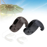Maxbell Patio Umbrella Accessory Sturdy Parasol Shaker Armrest for Beach Deck Picnic Black