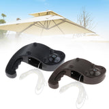 Maxbell Patio Umbrella Accessory Sturdy Parasol Shaker Armrest for Beach Deck Picnic Black