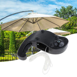 Maxbell Patio Umbrella Accessory Sturdy Parasol Shaker Armrest for Beach Deck Picnic Black