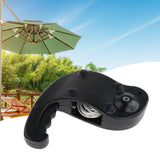 Maxbell Patio Umbrella Accessory Sturdy Parasol Shaker Armrest for Beach Deck Picnic Black