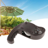 Maxbell Patio Umbrella Accessory Sturdy Parasol Shaker Armrest for Beach Deck Picnic Brown