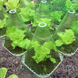 Maxbell Plant Protectors Garden Accessories Frost Freeze Protection Bell Jar Cloches 10 Pieces