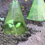Maxbell Plant Protectors Garden Accessories Frost Freeze Protection Bell Jar Cloches 10 Pieces