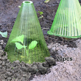 Maxbell Plant Protectors Garden Accessories Frost Freeze Protection Bell Jar Cloches 20 Pieces