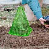 Maxbell Plant Protectors Garden Accessories Frost Freeze Protection Bell Jar Cloches 50 Pieces