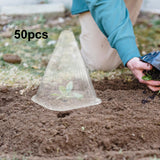 Maxbell Plant Protectors for Outdoors Frost Freeze Multifunctional Plant Bell Covers 50 Pieces