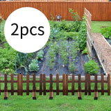 Maxbell 2Pcs Fence Base Outdoor Shelves Fencing Supplies Shelf Dog Gate Support Feet S