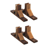 Maxbell 2Pcs Fence Base Outdoor Shelves Fencing Supplies Shelf Dog Gate Support Feet S