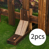 Maxbell 2Pcs Fence Base Outdoor Shelves Fencing Supplies Shelf Dog Gate Support Feet M