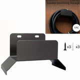 Maxbell Garden Hose Holder Metal Outdoor Storage Rack for Farmyard Planting Watering