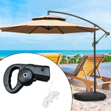 Maxbell Umbrella Hand Crank Handle Versatile Heavy Duty for Courtyard Outdoor Picnic