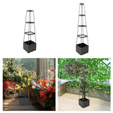 Maxbell Tomato Planter Box with Trellis Tomato Cage for Courtyard Greenhouse Balcony 3 Tier