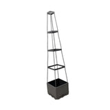 Maxbell Tomato Planter Box with Trellis Tomato Cage for Courtyard Greenhouse Balcony 4 Tier