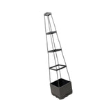 Maxbell Tomato Planter Box with Trellis Tomato Cage for Courtyard Greenhouse Balcony 4 Tier
