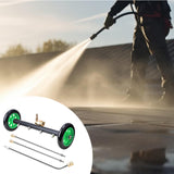 Maxbell Undercarriage Pressure Washer Attachment Car Wash Water Broom for Deck Truck