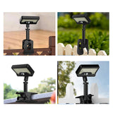 Maxbell Clip on Outdoor Solar Light Decor Courtyard Light for Patio Driveway Walkway White Light