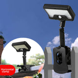 Maxbell Clip on Outdoor Solar Light Decor Courtyard Light for Patio Driveway Walkway White Light