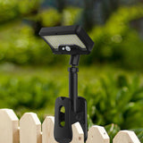 Maxbell Clip on Outdoor Solar Light Decor Courtyard Light for Patio Driveway Walkway White Light