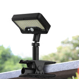 Maxbell Clip on Outdoor Solar Light Decor Courtyard Light for Patio Driveway Walkway White Light