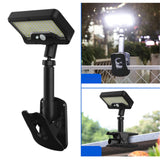 Maxbell Clip on Outdoor Solar Light Decor Courtyard Light for Patio Driveway Walkway White Light