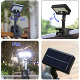 Maxbell Clip on Outdoor Solar Light Decor Courtyard Light for Patio Driveway Walkway Warm Light