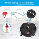 Maxbell Pressure Washer Surface Cleaner Heavy Duty 13'' for Sidewalks Pathway Garden