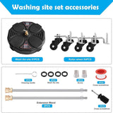 Maxbell Pressure Washer Surface Cleaner Heavy Duty 13'' for Sidewalks Pathway Garden