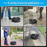Maxbell Pressure Washer Surface Cleaner Heavy Duty 13'' for Sidewalks Pathway Garden