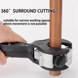 Maxbell Ratcheting Tubing Cutter Fits 8-29mm Hand Tool for Home Working Tight Space