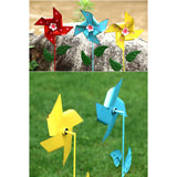 Maxbell Wind Spinner Outdoor Garden Garden Stake for Courtyard Outside Lawn Ornament Red