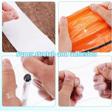 Maxbell Inflatable Pool TPU Repairing Patch Roll Highly Stretchy for Canvas, Awnings 7cmx100cm