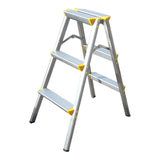 Maxbell Step Ladder 3 Step Stool Kitchen Nonslip Supermarkets Adults Foldable Ladder