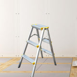 Maxbell Step Ladder 3 Step Stool Kitchen Nonslip Supermarkets Adults Foldable Ladder