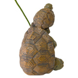 Maxbell Turtle Shaped Statue Decorative Handmade Ornament for Garden Yard Countertop