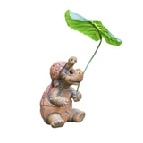 Maxbell Turtle Shaped Statue Decorative Handmade Ornament for Garden Yard Countertop