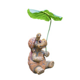Maxbell Turtle Shaped Statue Decorative Handmade Ornament for Garden Yard Countertop