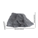 Maxbell Imitation Rock Foam Crafts Portable Natural Texture for Garden Balcony Porch