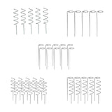 Maxbell Climbing Plant Stakes Rack Reusable Tomato Twist Stakes for Lawn Yard Indoor Spiral 5pcs