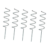 Maxbell Climbing Plant Stakes Rack Reusable Tomato Twist Stakes for Lawn Yard Indoor Spiral 5pcs