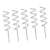 Maxbell Climbing Plant Stakes Rack Reusable Tomato Twist Stakes for Lawn Yard Indoor Spiral 5pcs