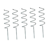 Maxbell Climbing Plant Stakes Rack Reusable Tomato Twist Stakes for Lawn Yard Indoor Spiral 5pcs