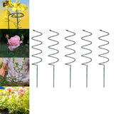 Maxbell Climbing Plant Stakes Rack Reusable Tomato Twist Stakes for Lawn Yard Indoor Spiral 5pcs