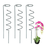 Maxbell Climbing Plant Stakes Rack Reusable Tomato Twist Stakes for Lawn Yard Indoor Straight 5pcs